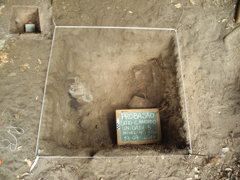 Escavação Arqueológica no Sitio Cândido, Fazenda Mundo Novo, Canindé de São Francisco